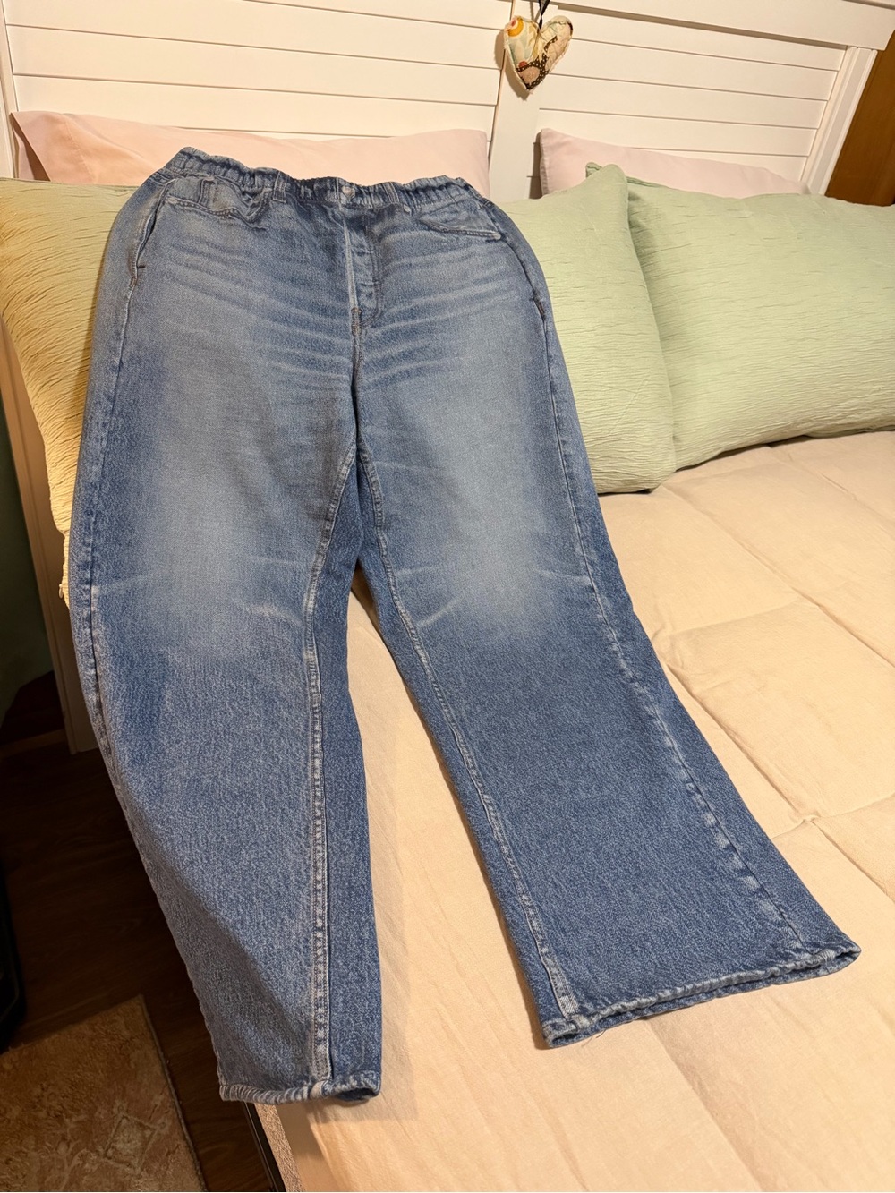 Rag and Bone NewYork Miramar wide leg sweatpant jeans